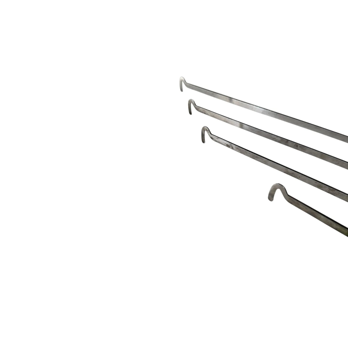 Split Edition PDR INOX 4-Piece Whale-Tail Rod Set – Question Mark Curved Tip, 35mm Head for Tight Access