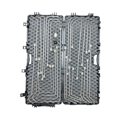 29 Pcs 360° Rotatable Paintless Dent Repair (PDR) Tools - Rust-Resistant Steel Dent Removal Rods - Tiran Edition InoxPDR