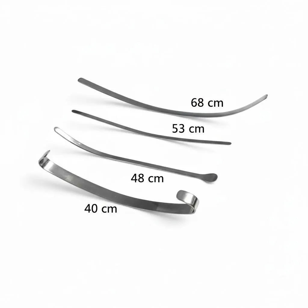 PDR Juego de Varillas para Abolladuras Modelo Mixto (40-48-53-68 cm / 4 piezas)