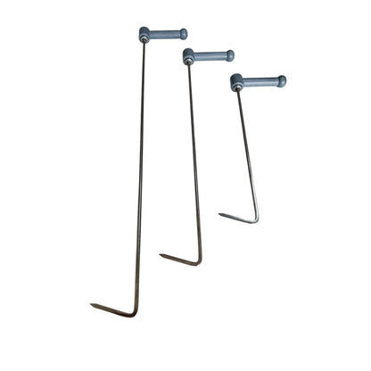 Luoyang Edition Juego de Varillas PDR de 3 Piezas con Mango de Carraca (Punta Redonda)