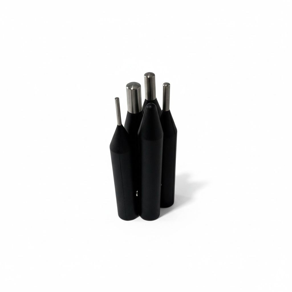 Set PDR de Bolígrafos Magnéticos Knockdown (5 Puntas de Acero Inoxidable)