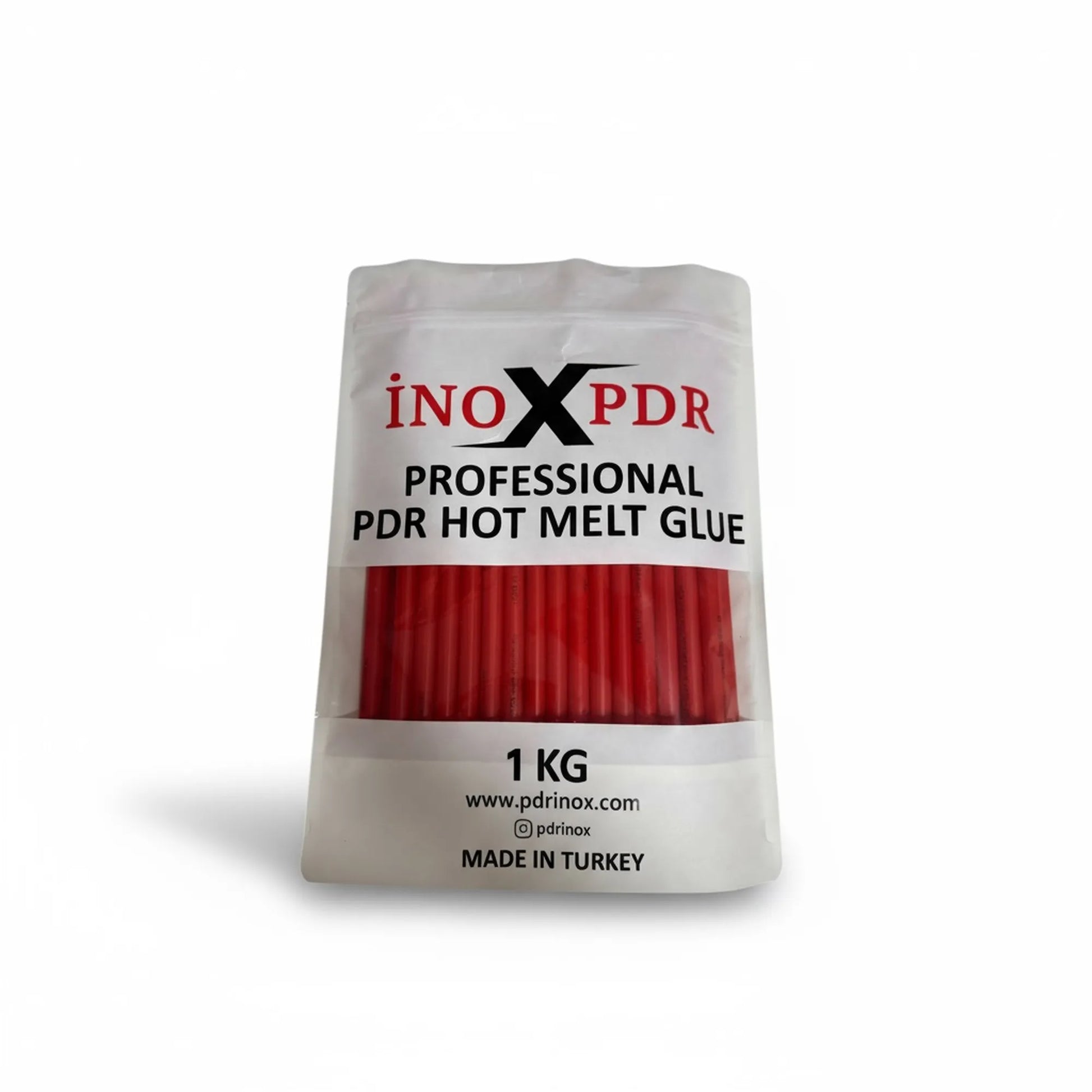 PDR INOX Pegamento Termofusible Rojo (1KG / 33 Barras) - Fijación Rápida