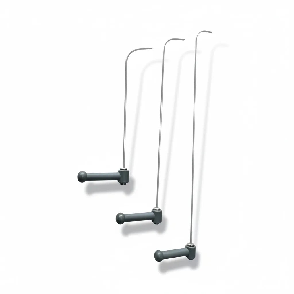 Kotor Edition Conjunto de 3 piezas de varillas PDR giratorias 360° (punta redonda)