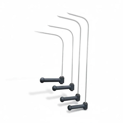 Juego De 4 Varillas PDR Con Mango De Trinquete Ronda Edition (Punta Redonda)