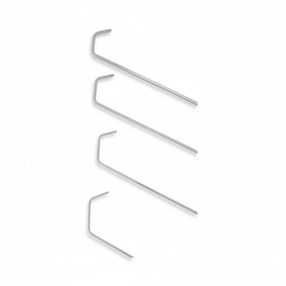 Tartu Edition Juego De Varillas PDR De 4 Piezas Con Mango De Carraca (Tamaños Progresivos)