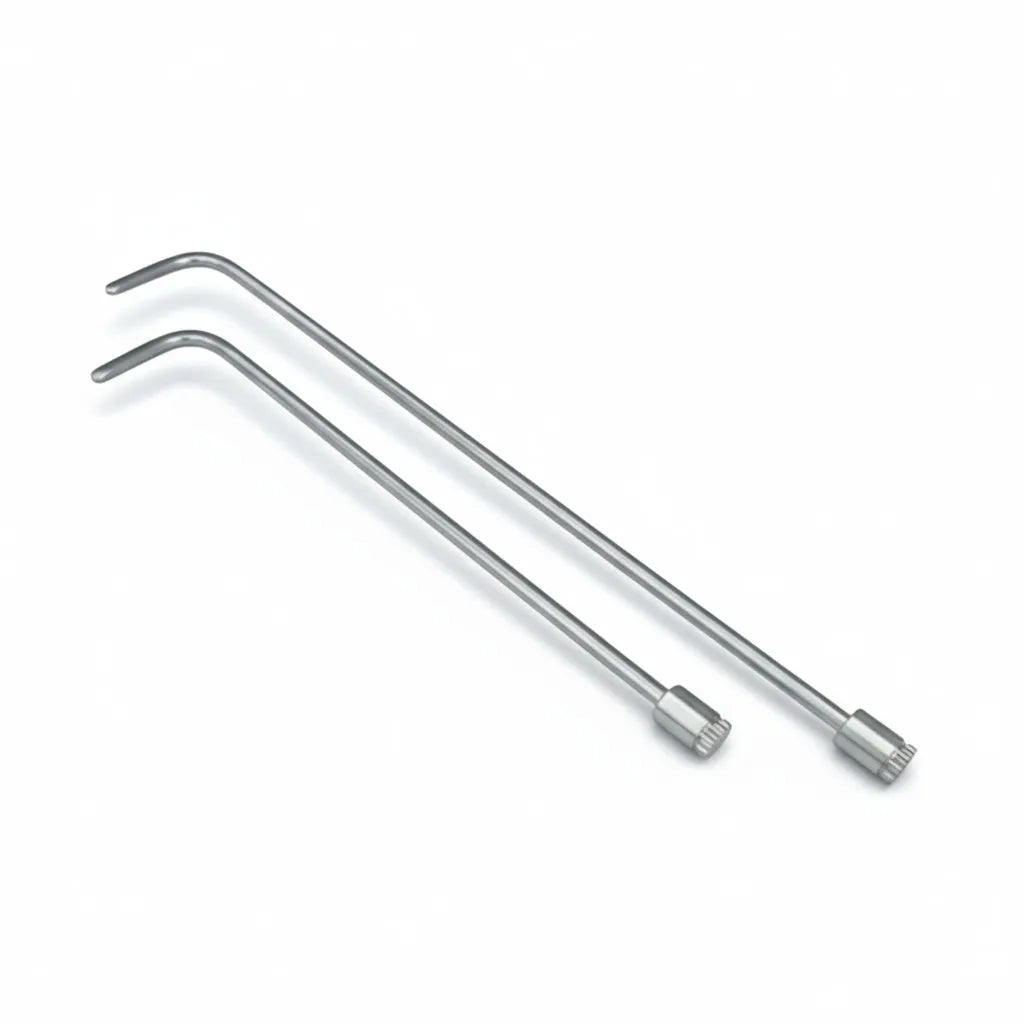 Erbora Edition Juego de Varillas PDR de 2 Piezas Giratorias 360° (Punta Redonda)