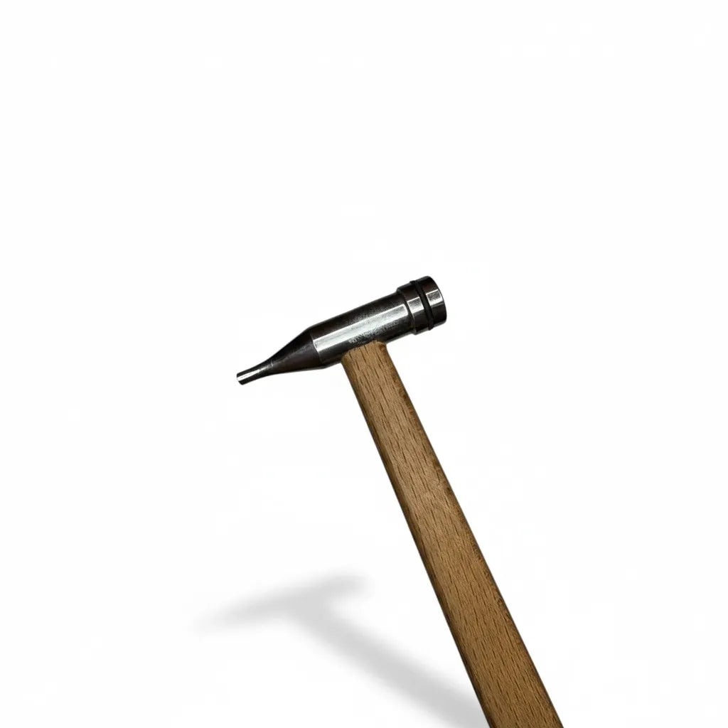 PDR Stainless Blending Hammer (Curved Dotted Face / Magnetic Handle)