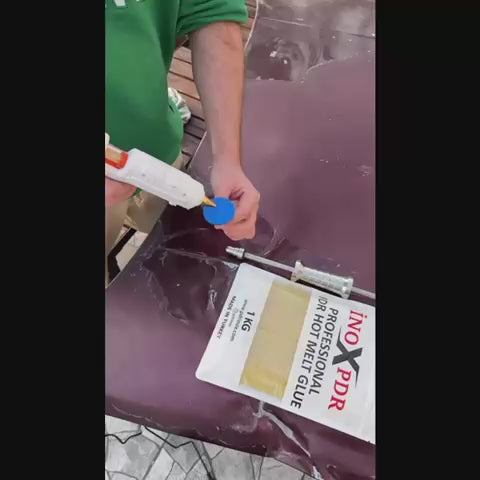 PDR INOX Adhesivo Termofusible Dorado (1KG / 33 Sticks) - De Alta Resistencia