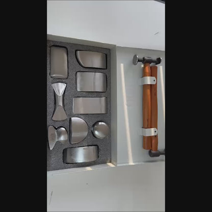 Juego de Reparación de Carrocería PDR INOX (2 Martillos y 9 Yunques)