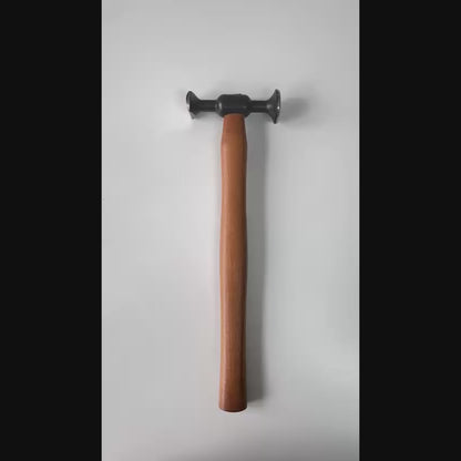 PDR INOX Modelo 12 Martillo de Acero para Reparación de Abolladuras, Mango de Madera