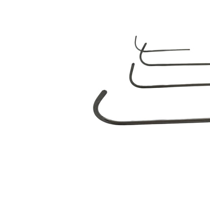 Vorlis Edition Juego de 4 Varillas PDR de Curva Corta (Punta Redonda Mini)