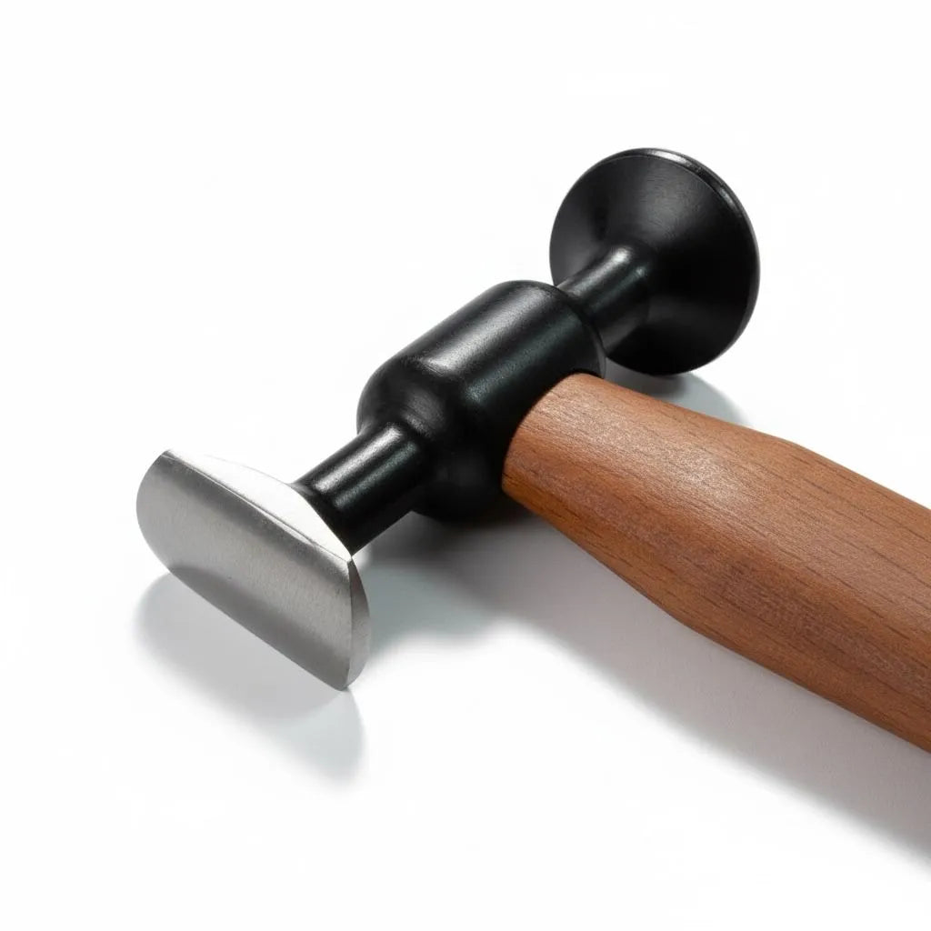 Martillo Maestro para Mezcla PDR INOX Modelo 1 con Mango de Madera